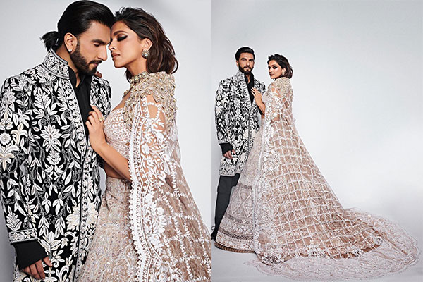 Deepika And Ranveer Look Like Royals In Runway Debut