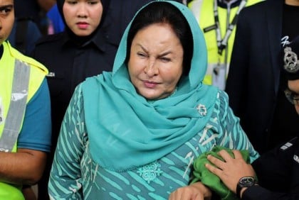 Wife of ex-Malaysian PM Najib gets 10 years jail