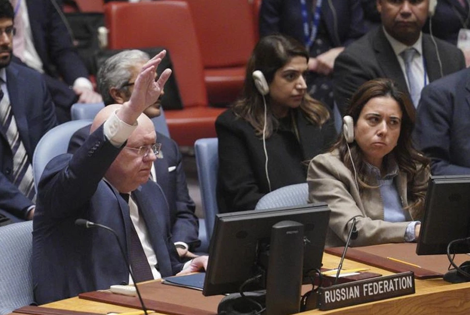 Russia vetoes UN resolution