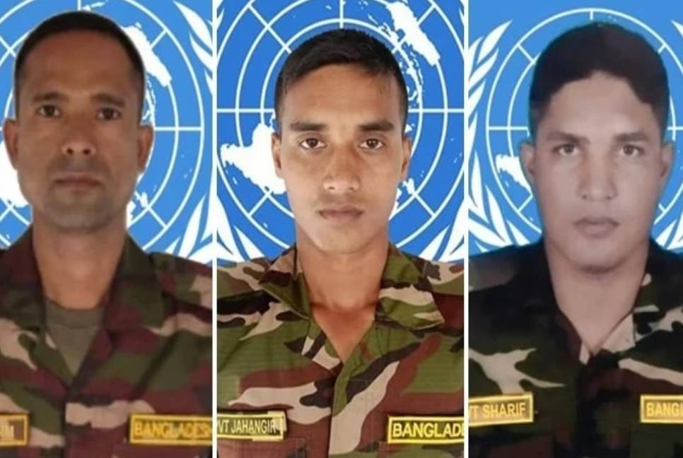 3 Bangladeshi peacekeepers killed in Central Africa: ISPR