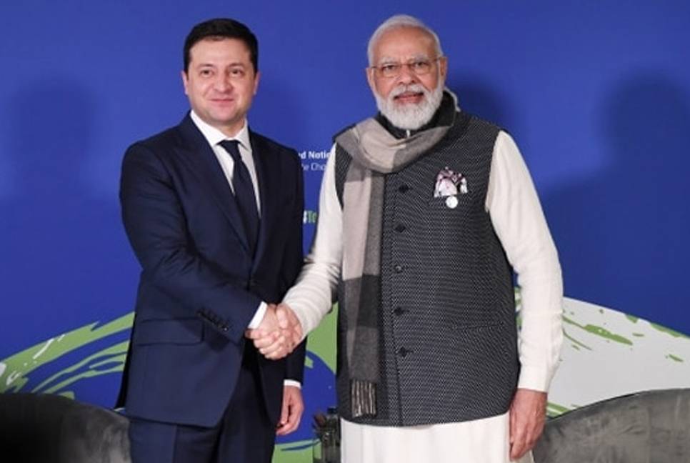 Modi speaks with Zelensky