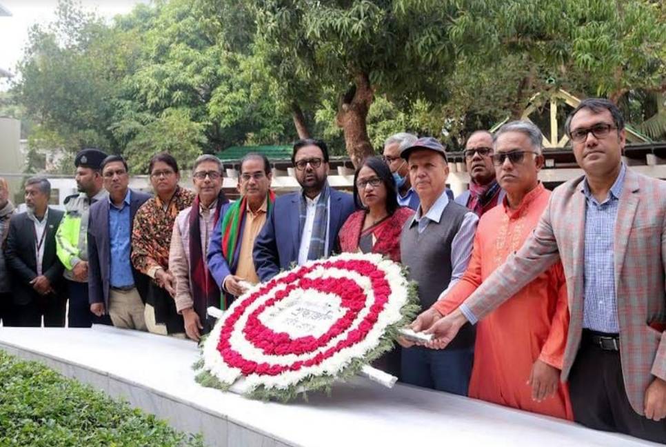 New JPC committee pays homage to Bangabandhu