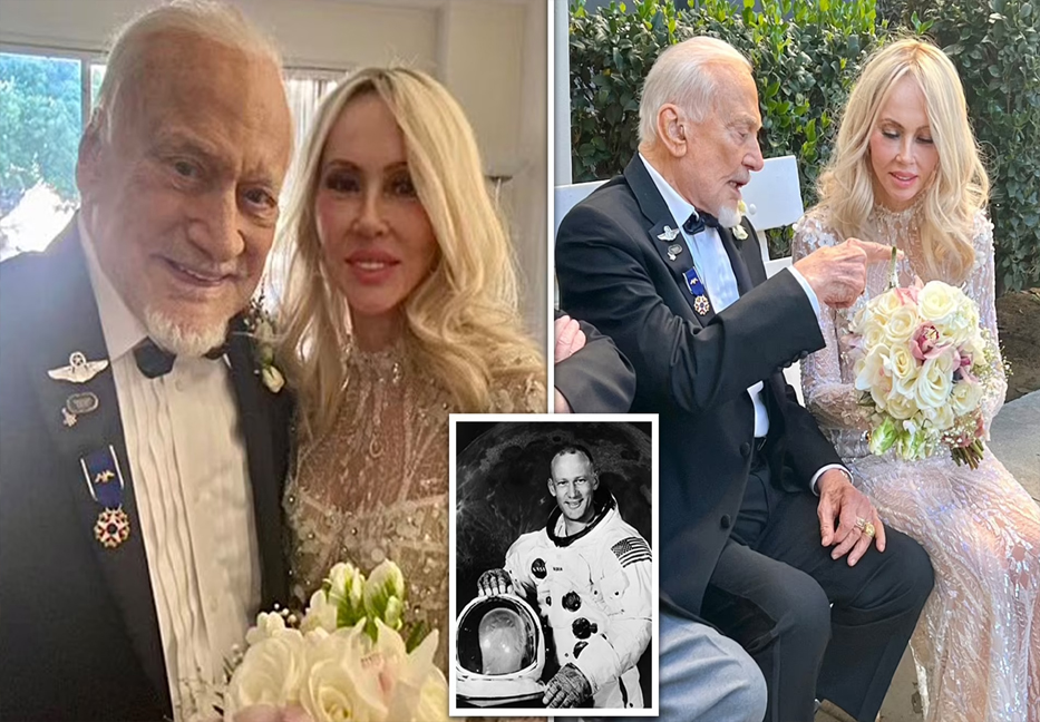 Moon-conqueror Aldrin marries on 93rd birthday