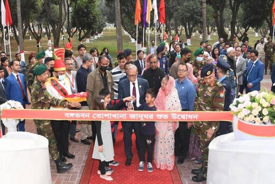 President inaugurates installations as Bangabhaban to open to public