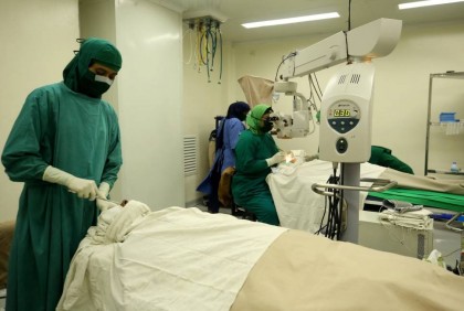 55 poor patients operated at Bashundhara Eye Hospital for free