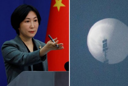 China urges calm over 'spy' balloon in US