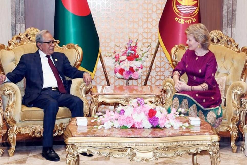 Rohingya repatriation: President seeks Belgium's supports  