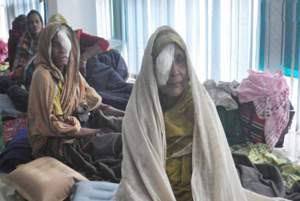 46 helpless patients operated at Bashundhara Eye Hospital for free