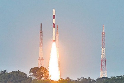 India launches three small satellites