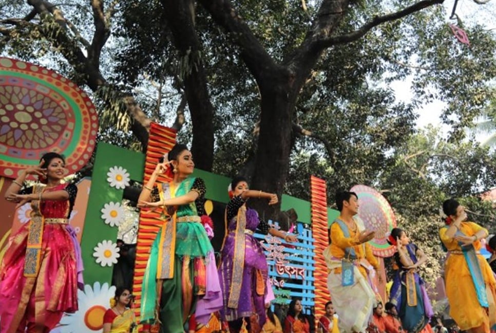 Pahela Falgun being celebrated