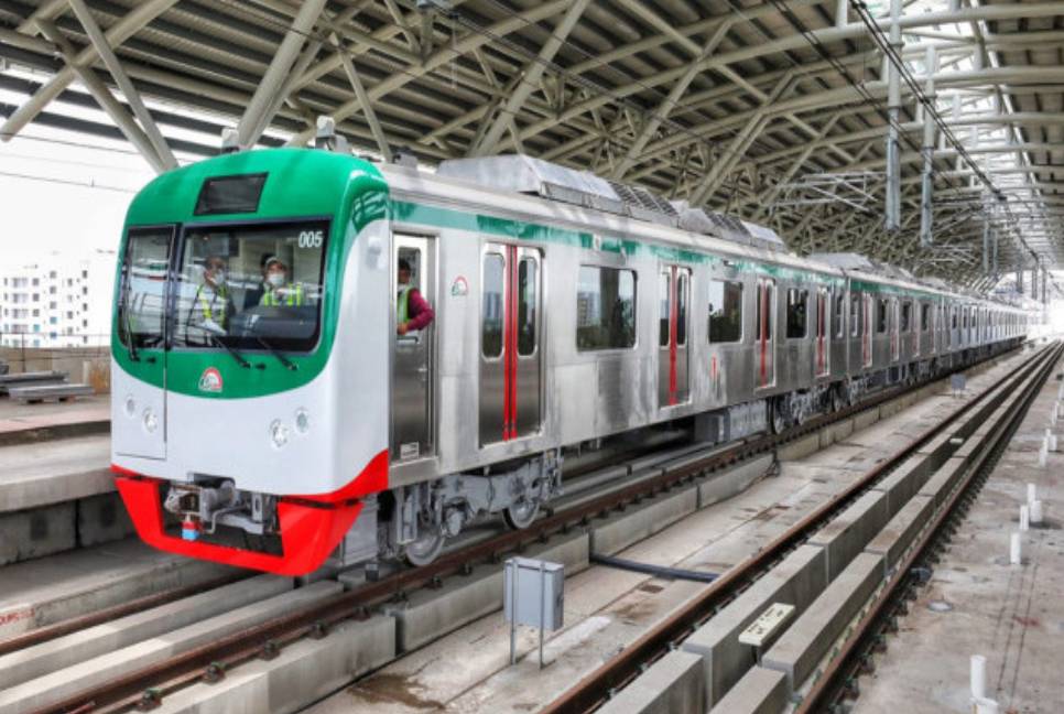 Metro rail Uttara centre station opened