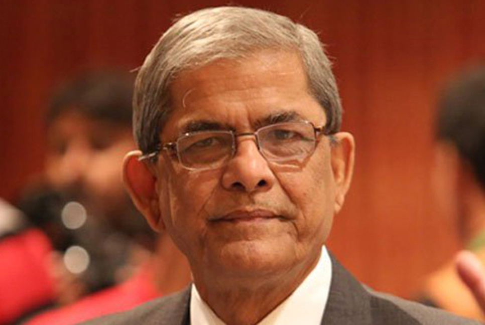 Mirza Fakhrul admitted to hospital