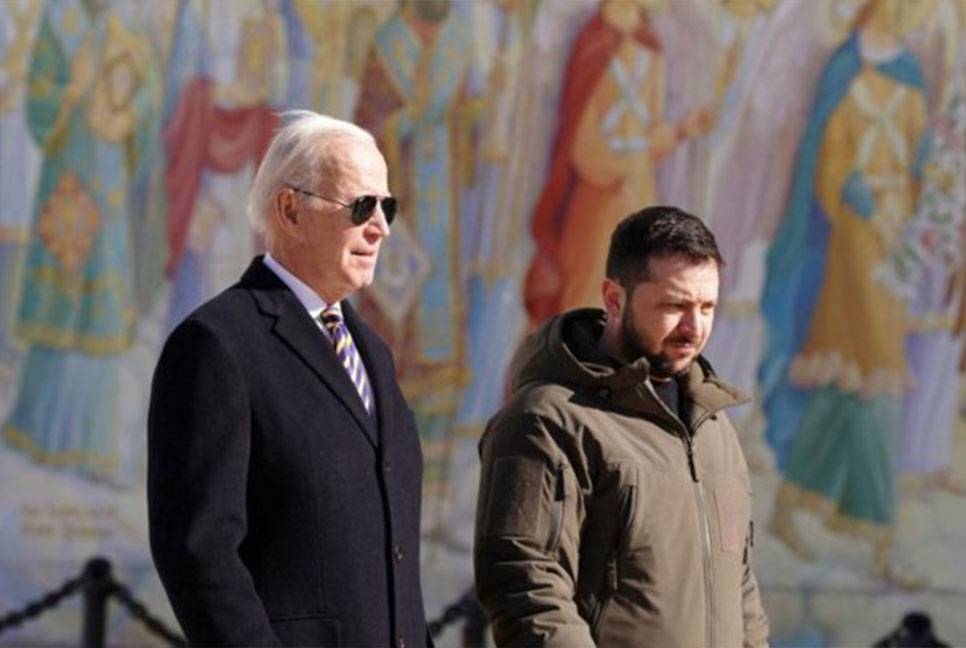 Joe Biden declares ‘Kyiv stands’