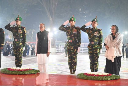 Amar Ekushey: President, PM pay homage to Language Heroes