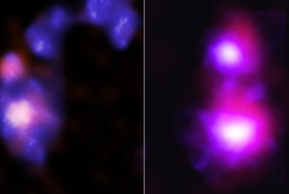 NASA's Chandra observatory discovers giant black holes on collision courses