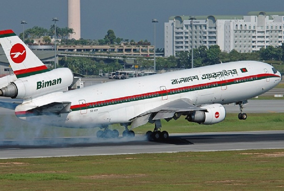 Biman flight's tyre bursts during takeoff in Kolkata, lands safely in Dhaka