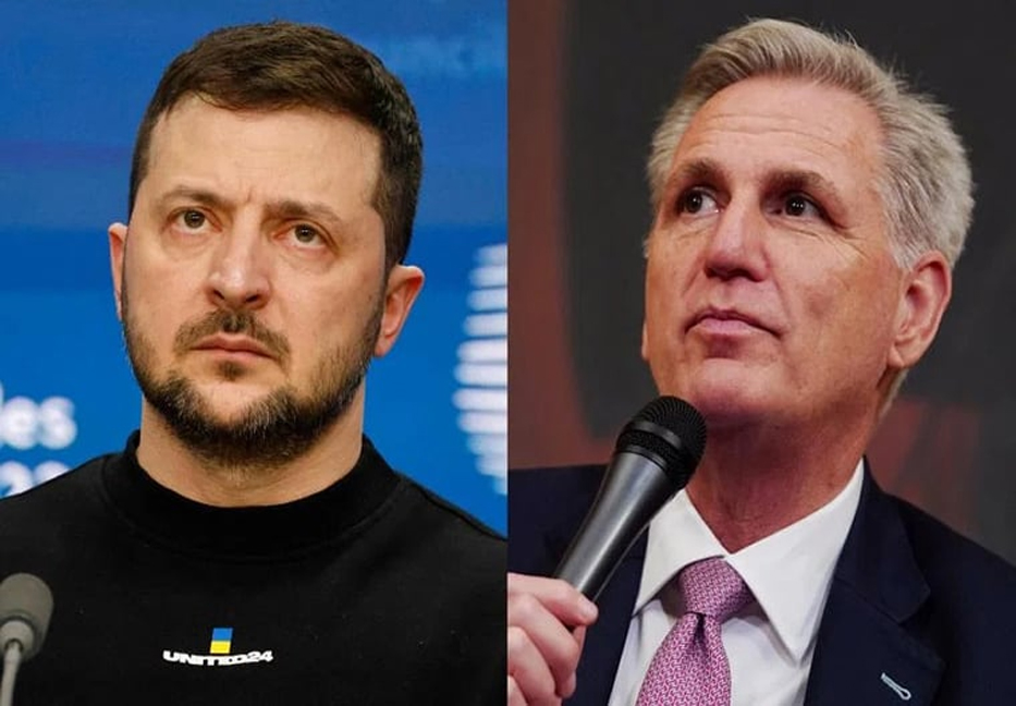 Zelensky invites top US lawmaker amid doubts over providing support rises in Congress