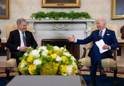 Biden meets Finish president, reaffirms support for NATO entry

