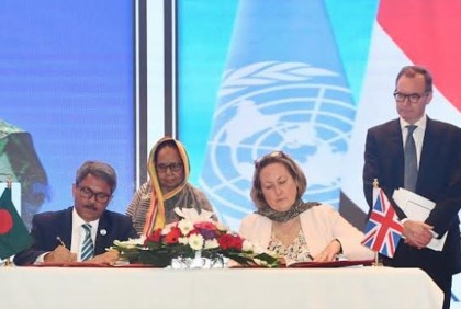 Bangladesh-UK sign climate accord