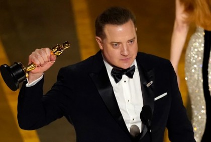 Brendan Fraser wins best-actor Oscar in career comeback