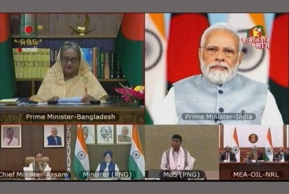 Hasina, Modi open BD-India Friendship Pipeline 