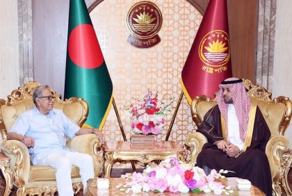 Saudi ambassador pays courtesy call on President