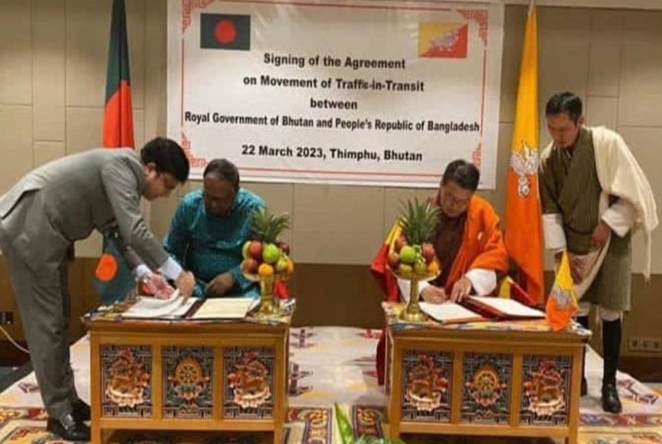 Bangladesh, Bhutan ink agreement on transit