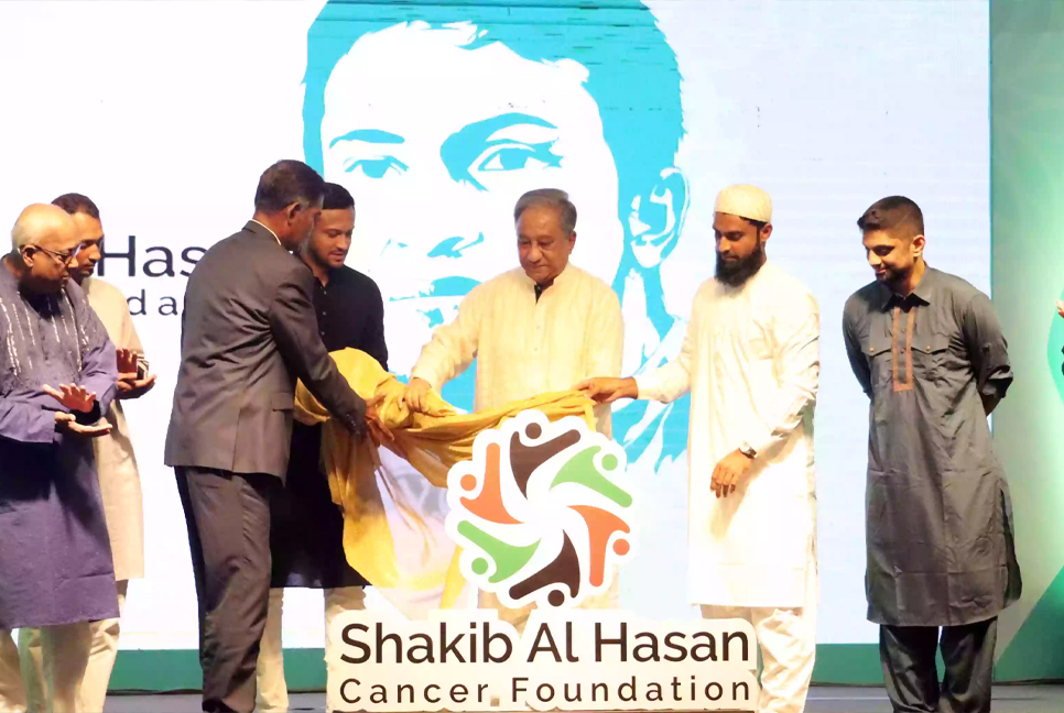 Shakib launches cancer foundation to support underprivileged patients