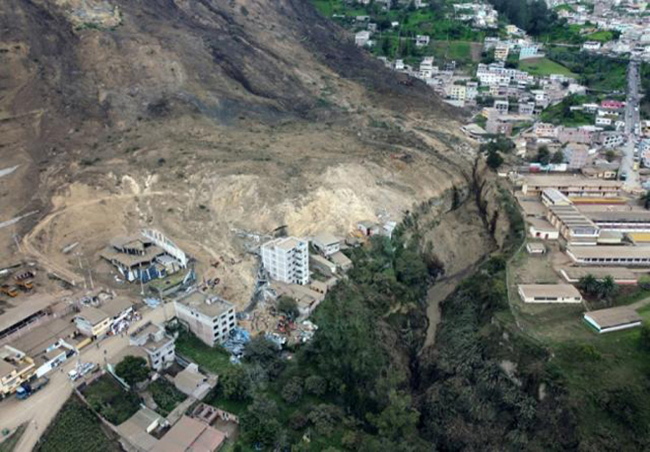 Seven dead, 50 missing in Ecuador landslide