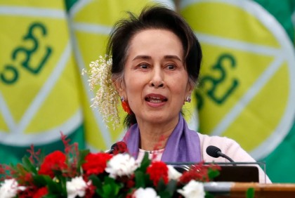 Myanmar junta dissolves Suu Kyi's party, much of opposition