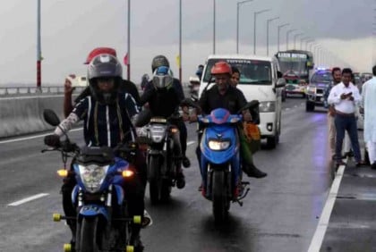 Motorcycles to ply over Padma Bridge from April 20