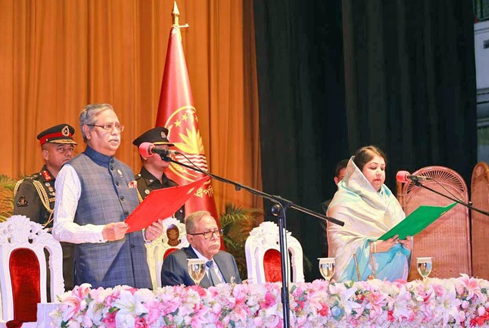 Md Sahabuddin takes oath as president