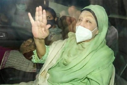 Khaleda Zia at Evercare Hospital