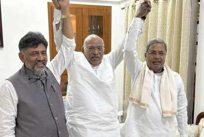 Siddaramaiah Karnataka CM, Shivakumar Deputy