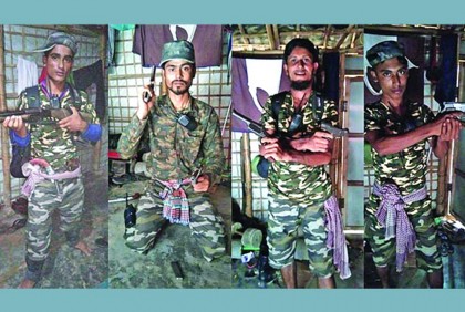 Weapons from house to house in Rohingya camp