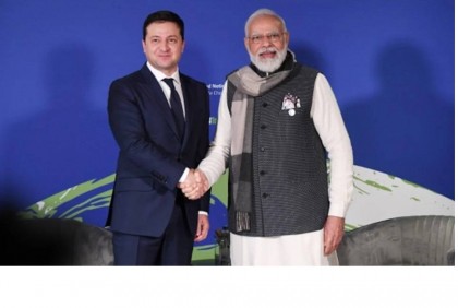 Zelensky meets Modi in Japan