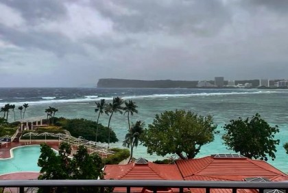 Typhoon Mawar closes in on Guam as residents shelter, military sends away ships