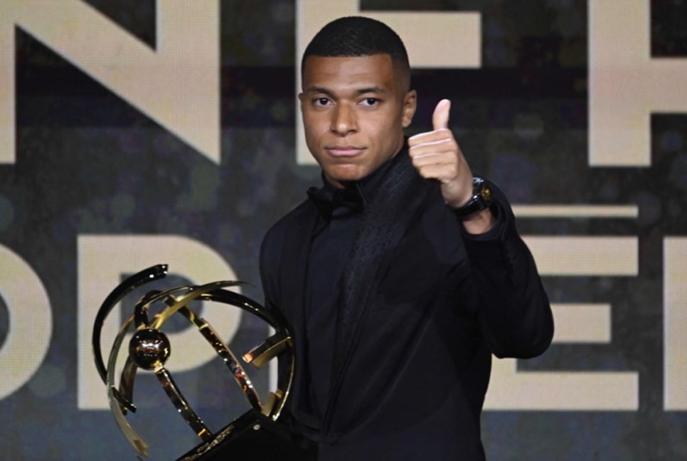 Mbappe named best French player for fourth time in row