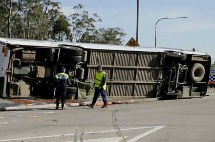 Ten dead in Australia wedding bus crash