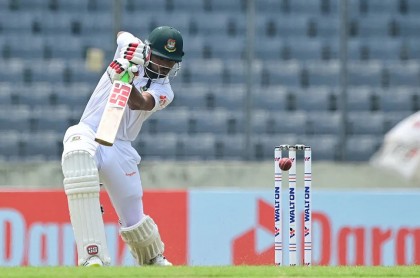 Shanto hits century