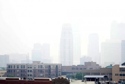 Canadian wildfire smoke gives Minnesota city the worst air