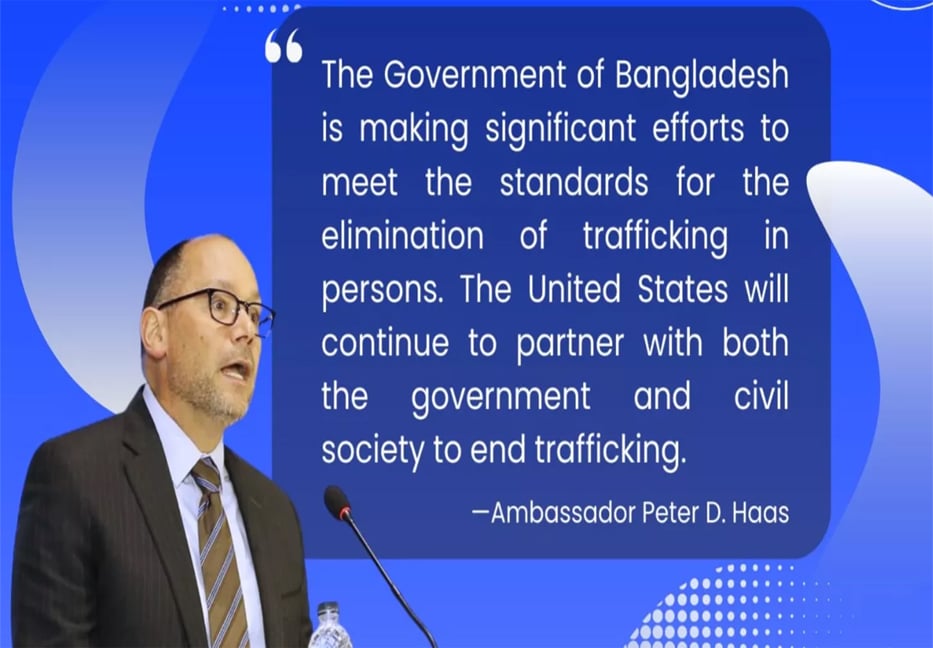 Bangladesh making significant efforts to eliminate trafficking: US