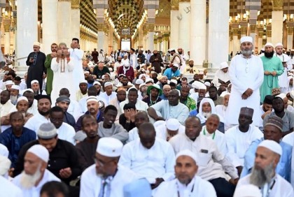 More than 718,000 pilgrims arrive in Madinah for Hajj