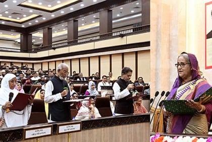 Newly elected Barishal, Khulna, Gazipur city mayors sworn in