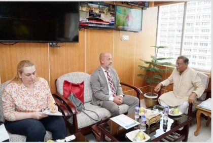 EU delegate meets Hasan Mahmud