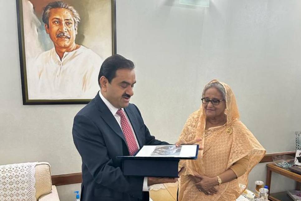 Gautam Adani meets PM Hasina