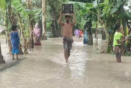 Kurigram flood situation improves as water level of rivers receding