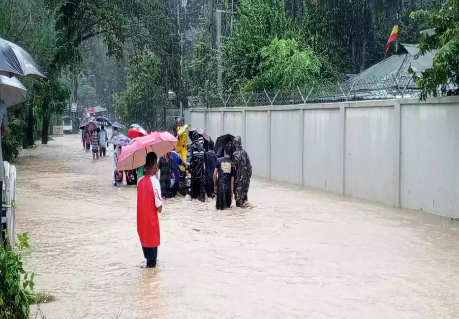 30,000 people marooned in floods triggered by torrential rain in Bandarban