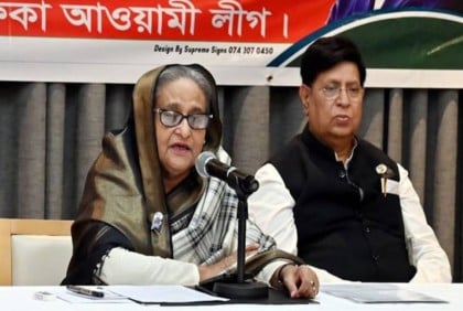 Sheikh Hasina seeks vote for 'boat' from expatriates