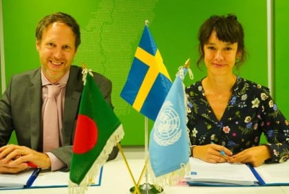 Sweden, UNDP continue to work on climate adaptation in Bangladesh